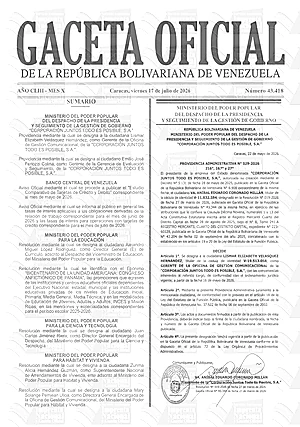 Gaceta Oficial