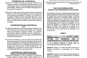 Gaceta Oficial #43419 20/07/2026 8 Gaceta Oficial