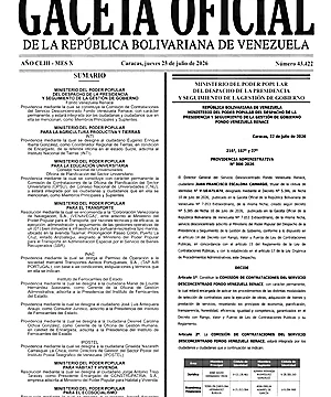Gaceta Oficial
