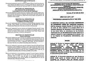 Gaceta Oficial #43423 27/07/2026 4 Gaceta Oficial