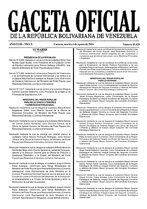 Gaceta Oficial