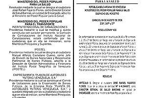 Gaceta Oficial #43432 07/08/2026 5 Gaceta Oficial