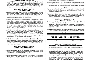 Gaceta Oficial #43436 13/08/2026 8 Gaceta Oficial