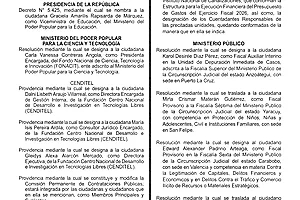 Gaceta Oficial #43440 19/08/2026 4 Gaceta Oficial
