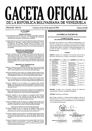Gaceta Oficial