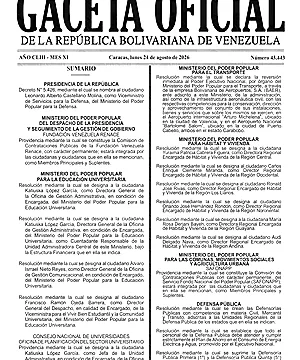 Gaceta Oficial