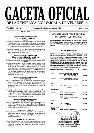 Gaceta Oficial