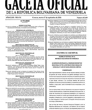 Gaceta Oficial