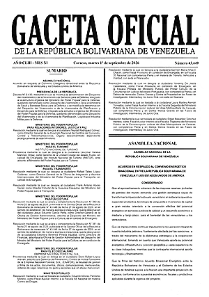 Gaceta Oficial