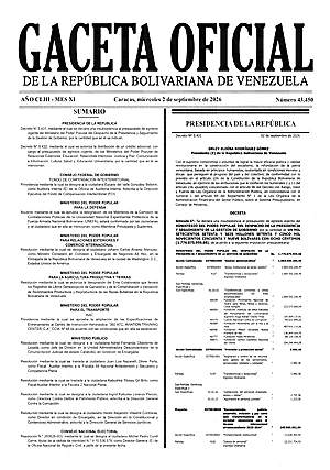 Gaceta Oficial