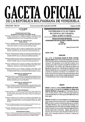 Gaceta Oficial