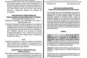 Gaceta Oficial #43455 09/09/2026 5 Gaceta Oficial