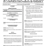 Gaceta Oficial Extraordinaria