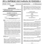 Gaceta Oficial Extraordinaria