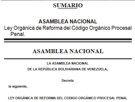 Código Orgánico Procesal Penal 2021
