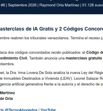 Boletín Legal #8 - Masterclass IA Gratis y 2 Códigos Concordados 1 Boletín Legal #8 - Masterclass IA Gratis y 2 Códigos Concordados