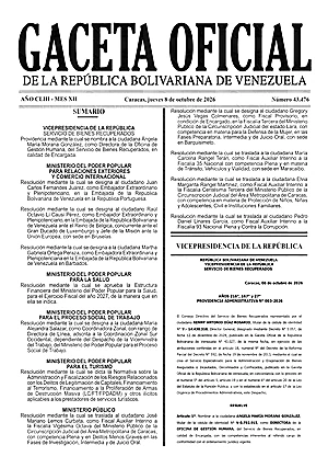 Gaceta Oficial