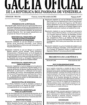 Gaceta Oficial