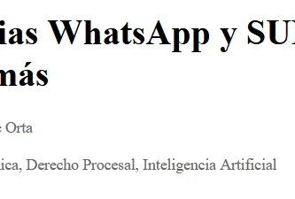 Boletín #9 – Sentencias WhatsApp y SUNAVI, nuevas leyes, CIFRA, artículos y más 1 Boletín #9 – Sentencias WhatsApp y SUNAVI, nuevas leyes, CIFRA, artículos y más